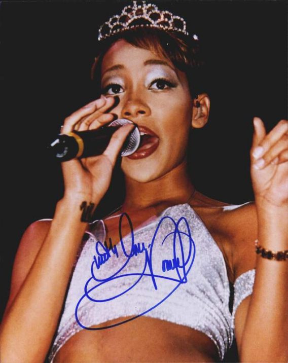 Monica authentic signed 8x10 picture
