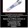 O'Shea Jackson Jr. certificate of authenticity from the autograph bank