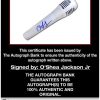 O'Shea Jackson Jr. certificate of authenticity from the autograph bank
