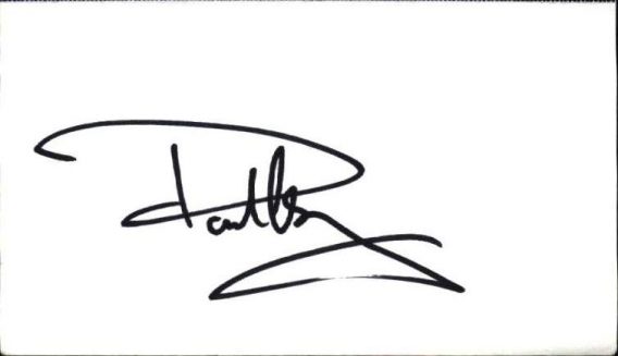 Paul Casey authentic signed note card