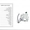 Richard Johnson authentic signed Masters Score card