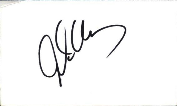 Robert Allenby authentic signed note card