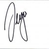 Sergio Garcia authentic signed note card