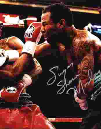 Shane Mosley authentic signed 8x10 picture