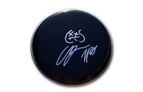 The Chainsmokers authentic signed drumhead