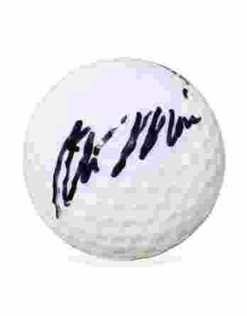 Troy Matteson authentic signed golf ball