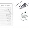 Troy Matteson authentic signed Masters Score card