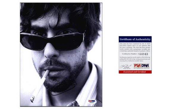 Adam Goldberg certificate of authenticity from the autograph bank