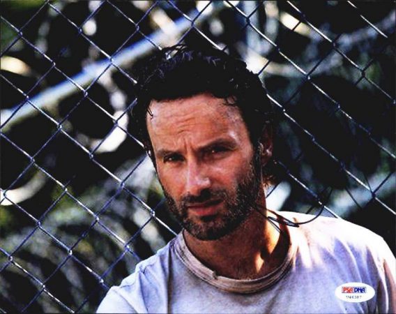 Andrew Lincoln authentic signed 8x10 picture