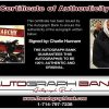 Charlie Hunnam certificate of authenticity from the autograph bank