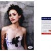 Emmy Rossum certificate of authenticity from the autograph bank