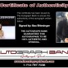 Iliza Shlesinger certificate of authenticity from the autograph bank