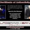Iliza Shlesinger certificate of authenticity from the autograph bank
