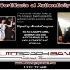 Miranda Cosgrove certificate of authenticity from the autograph bank