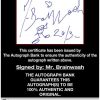 Mr. Brainwash certificate of authenticity from the autograph bank