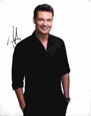 Ryan Seacrest authentic signed 8x10 picture