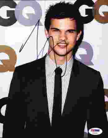 Taylor Lautner authentic signed 8x10 picture