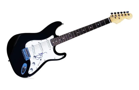 Chester Bennington authentic signed guitar