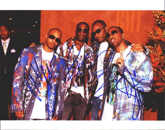 112 authentic signed 8x10 picture