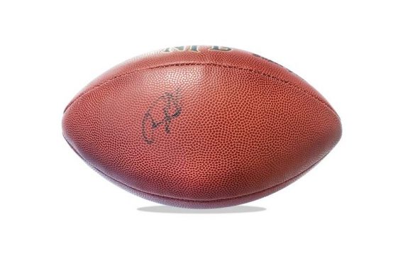 Aaron Hernandez authentic signed NFL ball