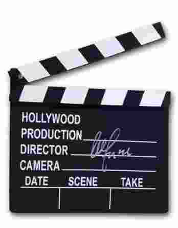 Alfonso Cuarón authentic signed directors clapboard