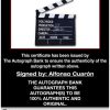 Alfonso Cuarón certificate of authenticity from the autograph bank