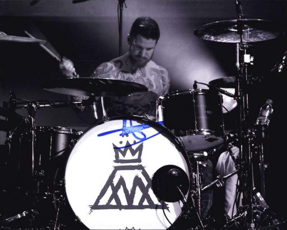 Andy Hurley authentic signed 8x10 picture