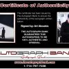 Art Alexakis certificate of authenticity from the autograph bank