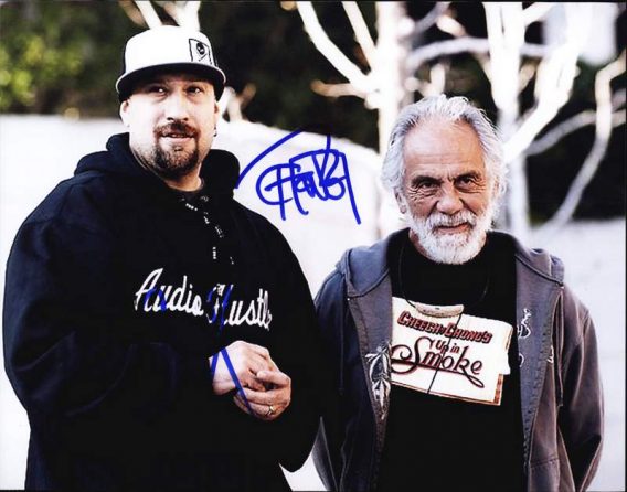 B-Real & Tommy Chong authentic signed 8x10 picture