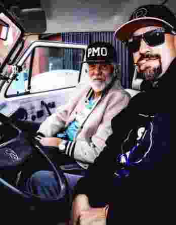 B-Real & Tommy Chong authentic signed 8x10 picture