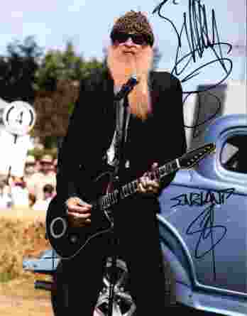 Billy Gibbons authentic signed 10x15 picture