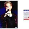 Billy Idol certificate of authenticity from the autograph bank