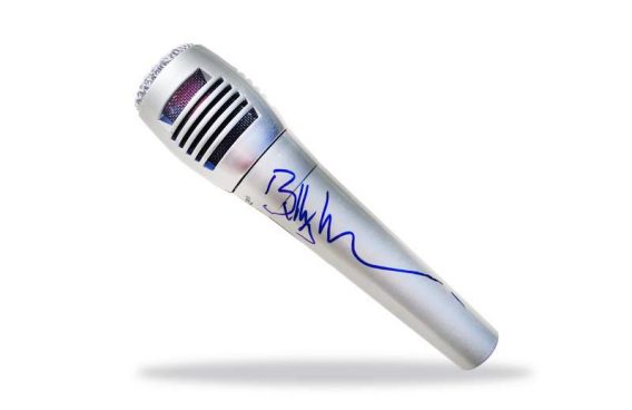 Billy Morrison authentic signed microphone