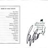 Bo Van Pelt authentic signed Masters Score card