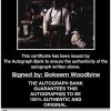 Bokeem Woodbine certificate of authenticity from the autograph bank