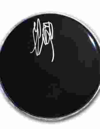 Branden Steineckert authentic signed drumhead