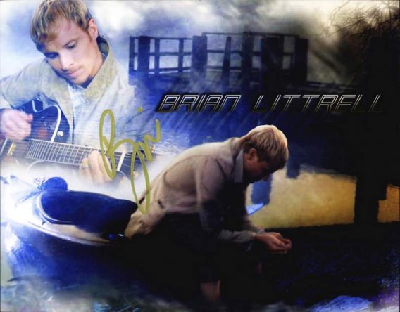 Brian Littrell authentic signed 8x10 picture