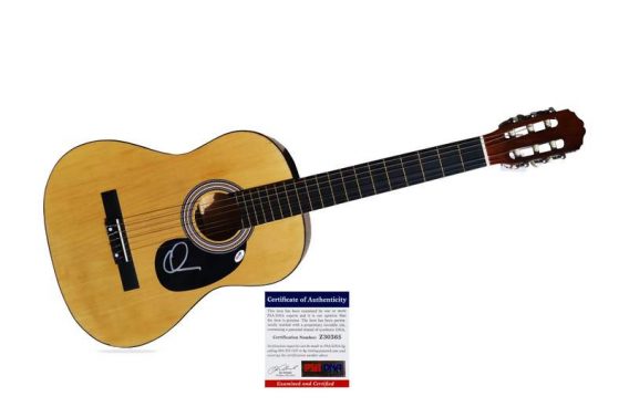 Chaka Khan authentic signed guitar