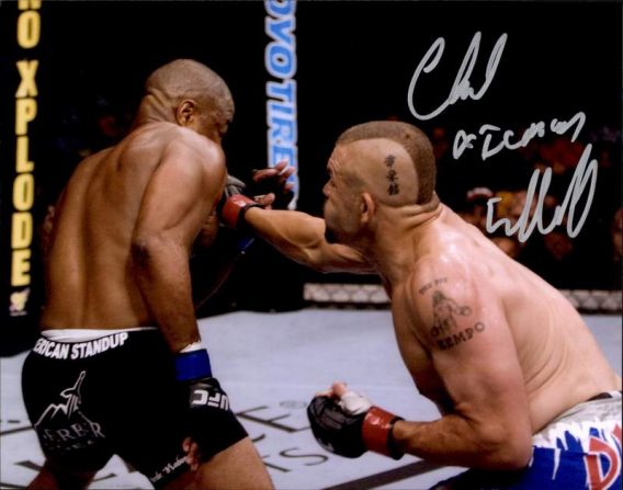 Chuck Liddel authentic signed 8x10 picture