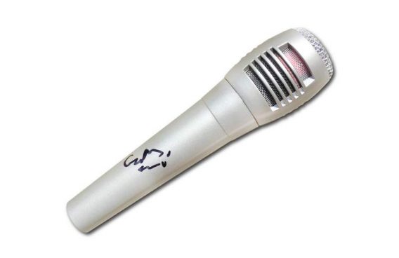 Dl Hughley authentic signed mic