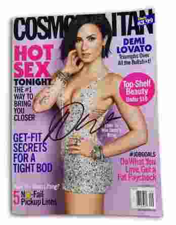 Demi Lovato authentic signed magazine