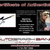Donita Sparks certificate of authenticity from the autograph bank