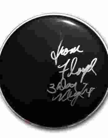 Floyd Sneed authentic signed drumhead