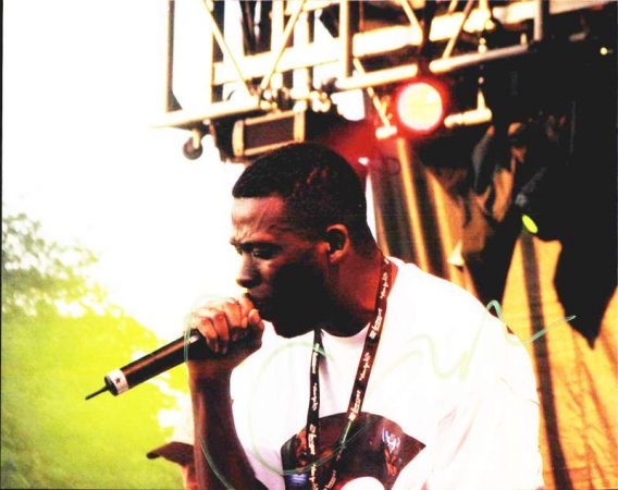 Gza authentic signed 8x10 picture