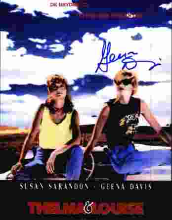Geena Davis authentic signed 10x15 picture
