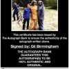 Gil Birmingham certificate of authenticity from the autograph bank