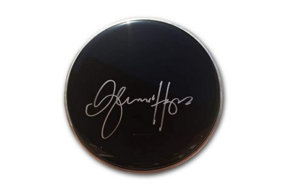 Glen Hughes authentic signed drumhead