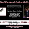 Glenn Hughes certificate of authenticity from the autograph bank