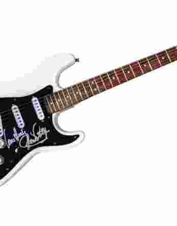 Gloria Estefan authentic signed guitar
