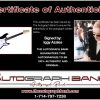 Iggy Azalea certificate of authenticity from the autograph bank